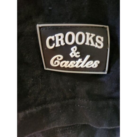 Crooks And Castle Black T-Shirt Size XL Pre-Owned - Picture 2 of 10
